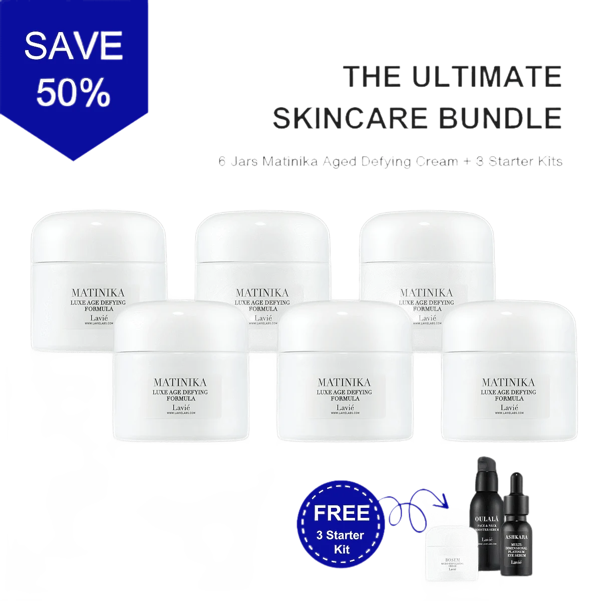 56% Off 6 Jars Aged Defying Cream + 3 Starter Kits