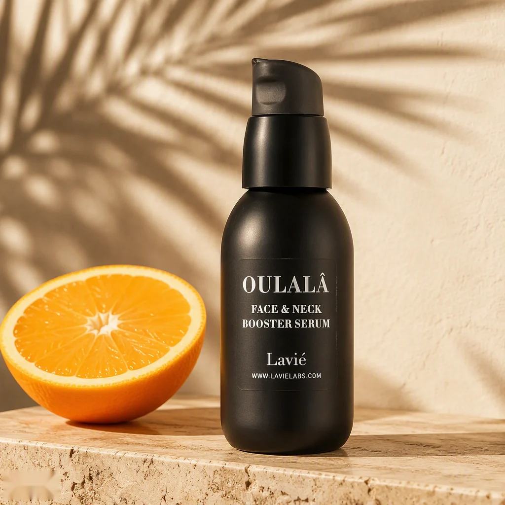 Oulala face and neck booster serum with retinol and vitamin C by Lavié Labs
